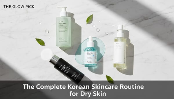 korean skincare for dry skin routine with hydrating K-beauty products